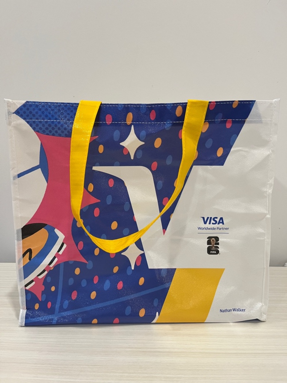 2026 World Cup FIFA SHOPPER Tote Bag w Handles New from SAN FRANCISCO FIFA GAME